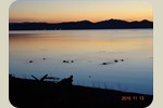 6.サロマ湖の夕陽